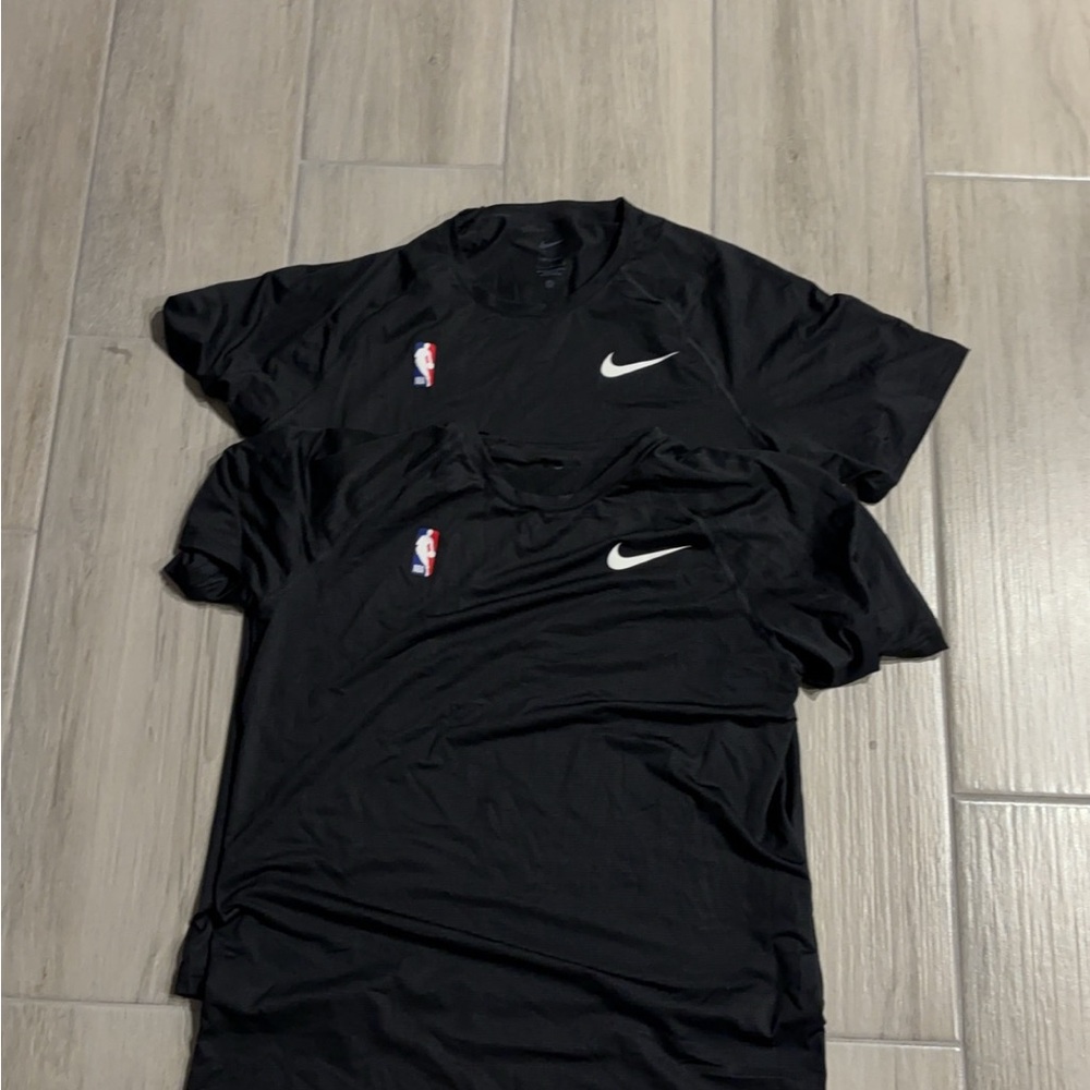 Nike Black Short Sleeve Tees with Swoosh